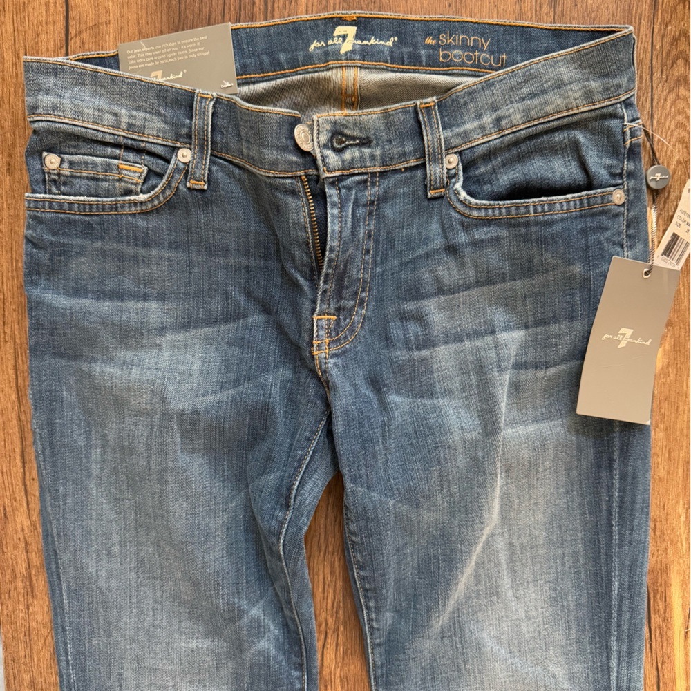 7 For All Man Kind Skinny Boot Cut Jeans